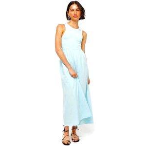 J. Crew Size Small AY835 Women's Knit Cutaway Tank Maxi Dress Scenic Aqua 48"L